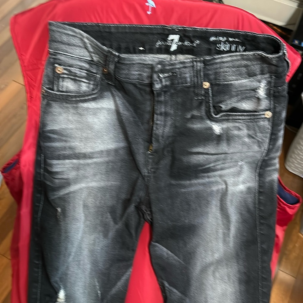 7 for all mankind “the high waist skinny” size 26